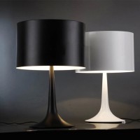 E27 Black Hotel Project Bedroom Bedside Lamp Table