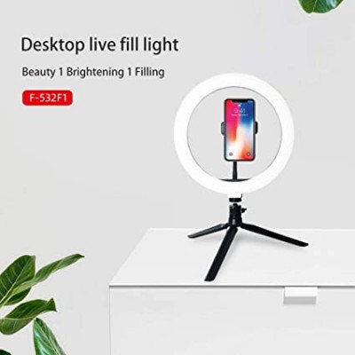 Hot Selling 10" LED Ring Fill Light with Flexible Phone 26cm Bracket & Tripod Stander,Desk Makeup Selfie Ring Light